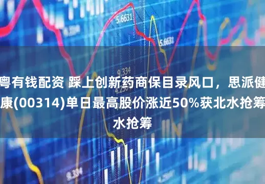 粤有钱配资 踩上创新药商保目录风口，思派健康(00314)单日最高股价涨近50%获北水抢筹